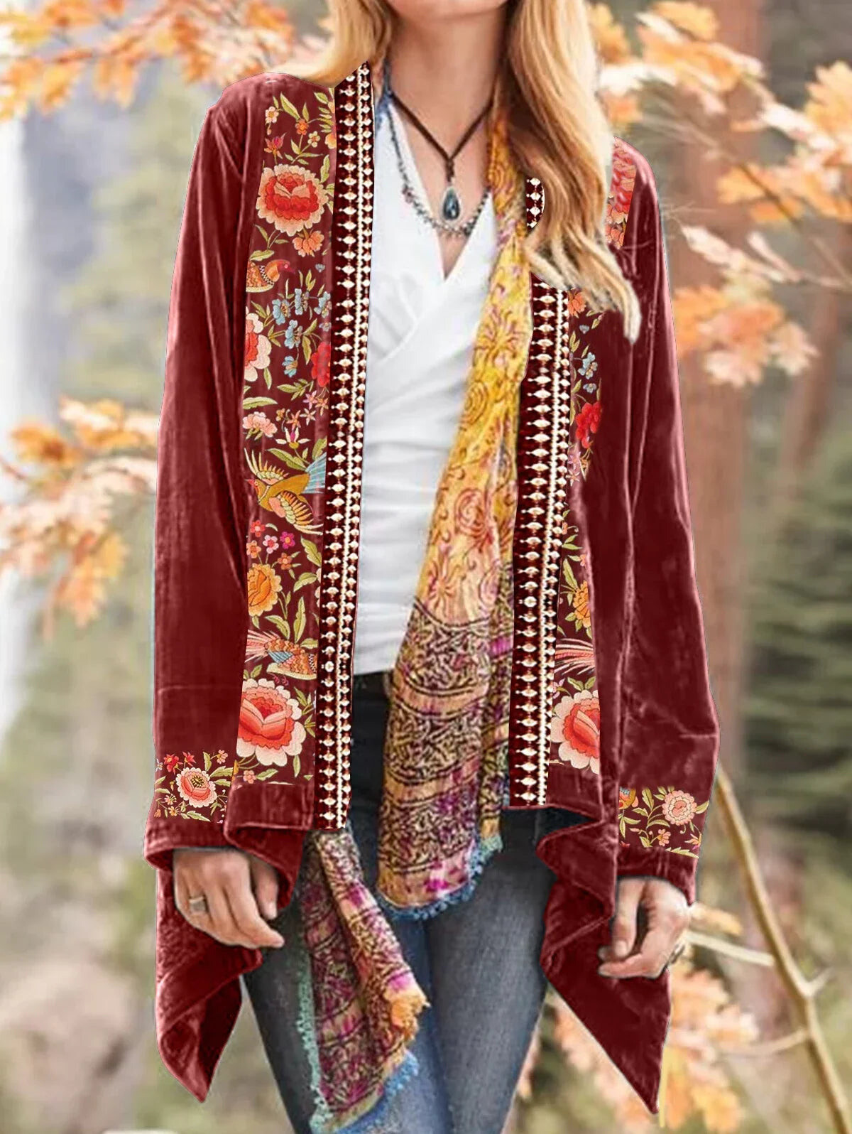Bohemian Velvet Wrap