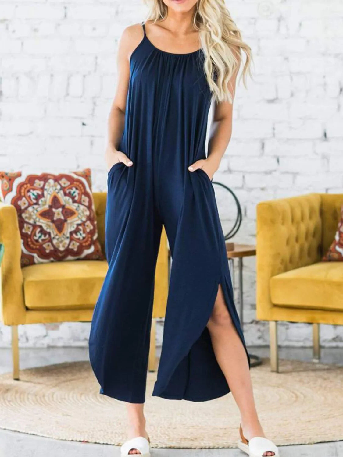 Navy Chic Jumpsuit